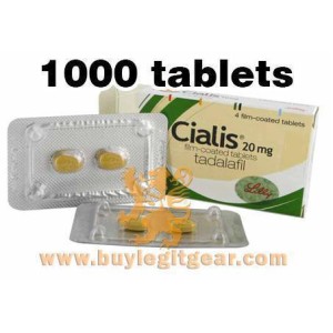 1000 tablets of CIALIS