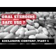 ORAL STEROIDS